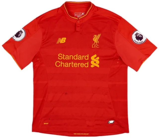 NewBalance 2016-17 Liverpool Home Shirt - 5/10 - (L)