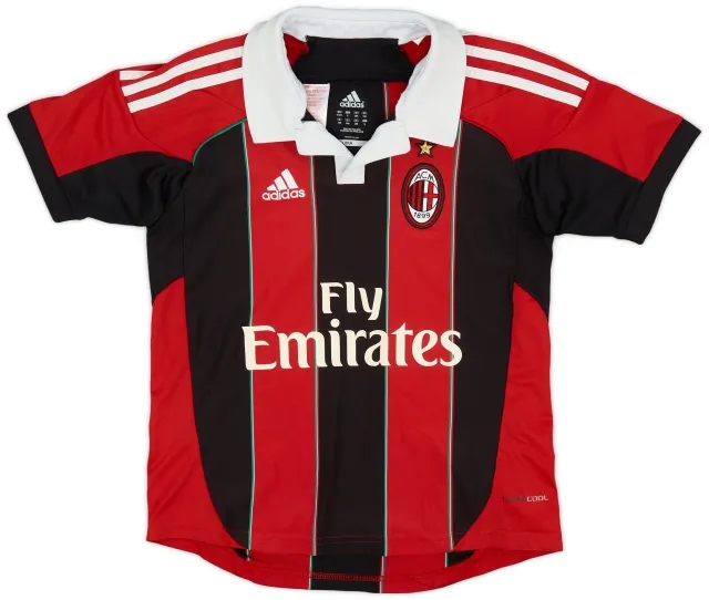 adidas 2012-13 AC Milan Home Shirt - 6/10 - (S.Boys)