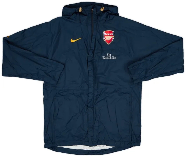 2008-09 Arsenal Nike Hooded Rain Jacket - 7/10 - (S)
