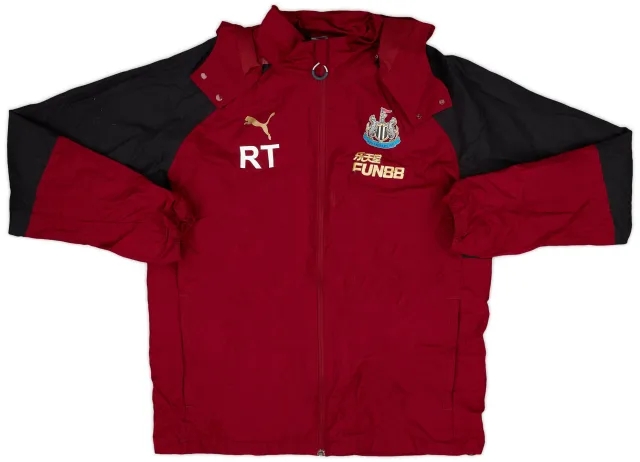 2017-18 Newcastle Staff Issue Puma Hooded Rain Jacket RT - 6/10 - (L)