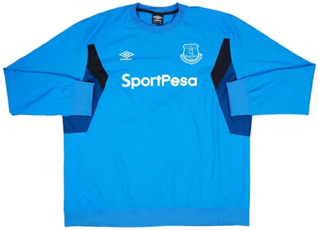 2017-18 Everton Umbro Sweat Top - 9/10 - (3XL)