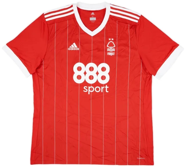adidas 2017-18 Nottingham Forest Home Shirt - 8/10 - (XL)