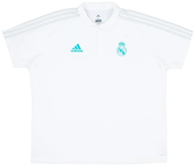 2017-18 Real Madrid adidas Polo Shirt - 9/10 - (XXL)
