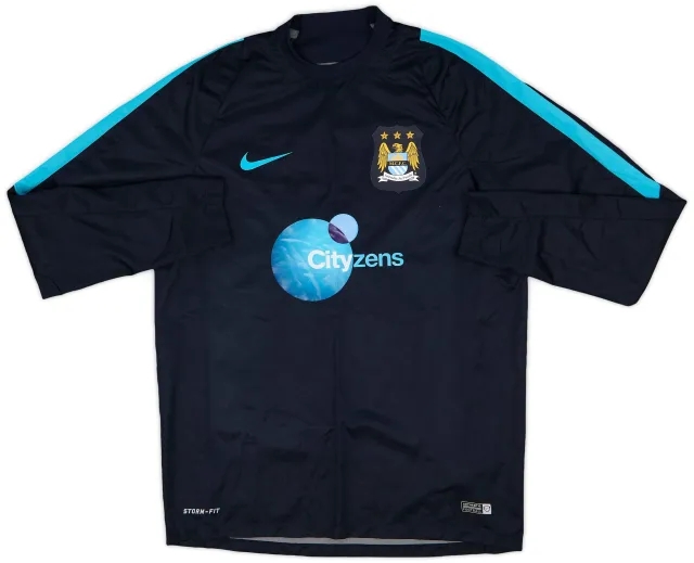 2015-16 Manchester City Nike Storm-Fit Training Top - 8/10 - (M)