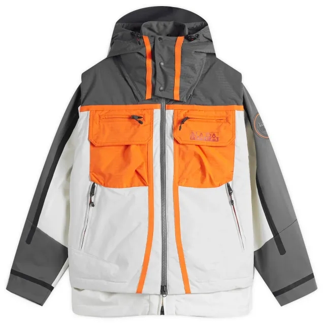 Napapijri Men's Modular Utility Jacket Beige Dimity