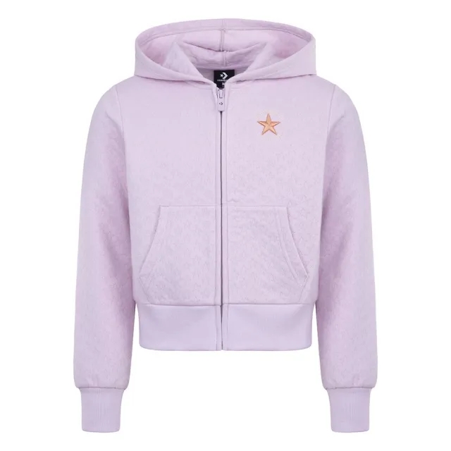 Converse Kids Star Pointelle Full Zip Sweatshirt