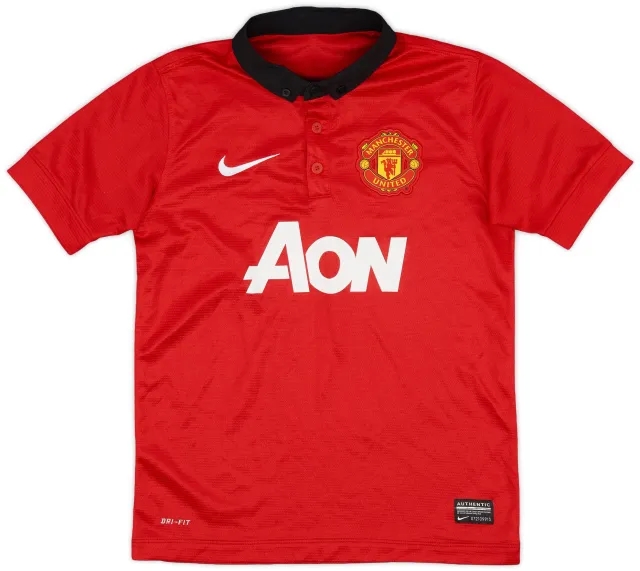 Nike 2013-14 Manchester United Home Shirt - 8/10 - (S.Boys)