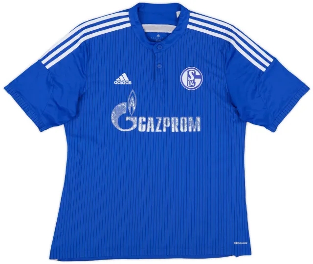 adidas 2014-16 Schalke Home Shirt - 5/10 - (XL)