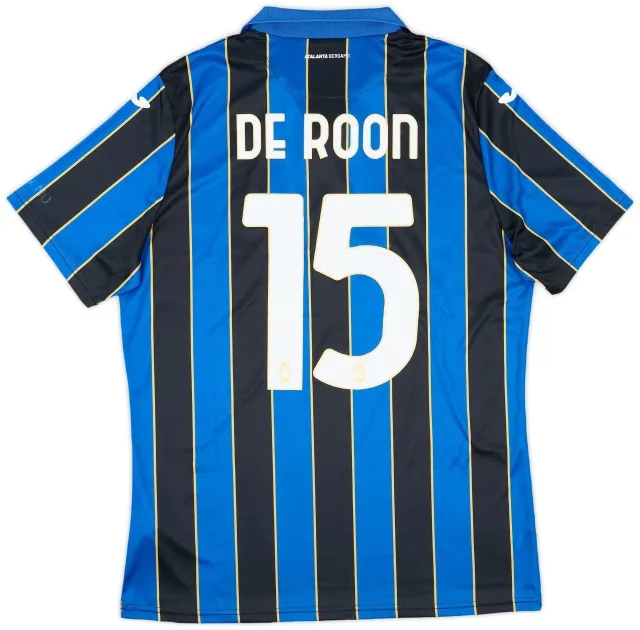 Joma 2021-22 Atalanta Home Shirt De Roon #15 - 9/10 - (XXL)