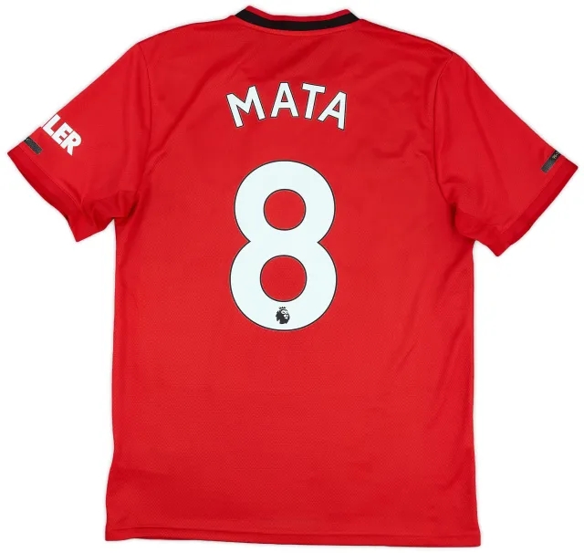 adidas 2019-20 Manchester United Home Shirt Mata #8 - 5/10 - (M)