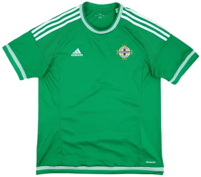adidas 2015 Northern Ireland Home Shirt - 9/10 - (L)