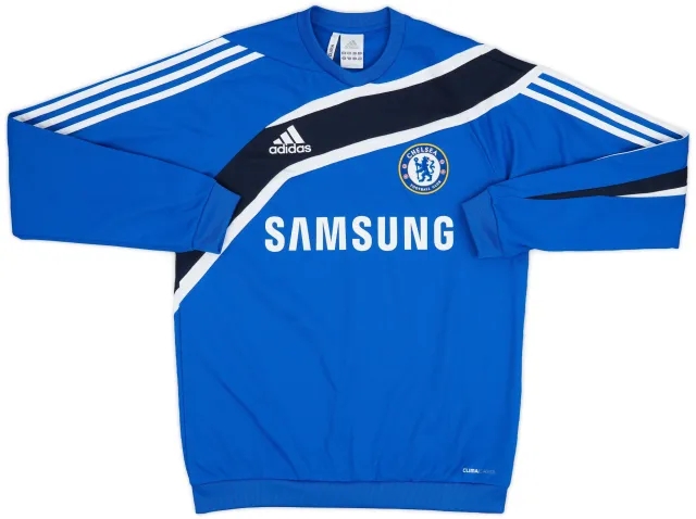 2009-10 Chelsea adidas Sweat Top - 9/10 - (S)