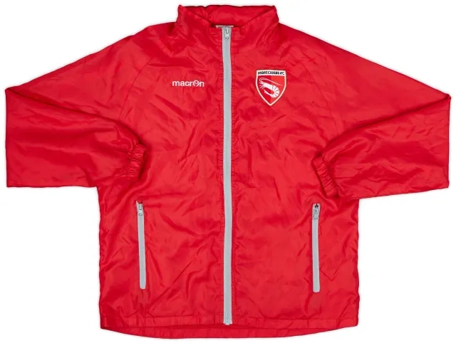 2018-19 Morecambe Macron Track Jacket - 7/10 - (S)