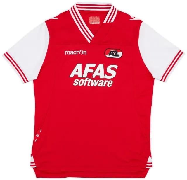 Macron 2013-14 AZ Alkmaar Home Shirt - 6/10 - (L.Boys)