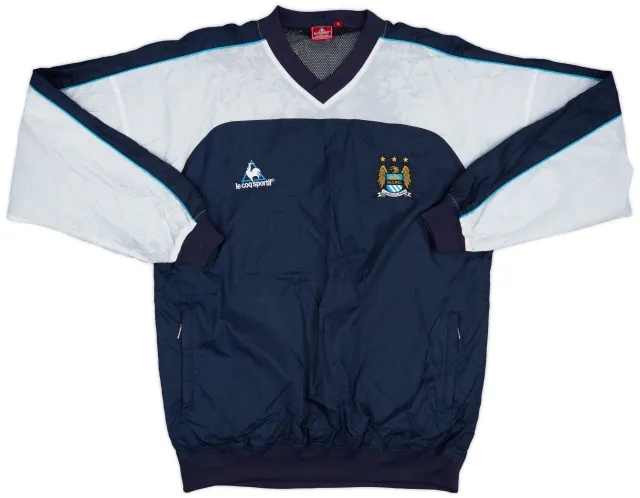 2002-03 Manchester City Le Coq Sportif Windbreaker - 4/10 - (XL)