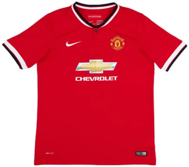 Nike 2014-15 Manchester United Home Shirt - 8/10 - (XL.Boys)