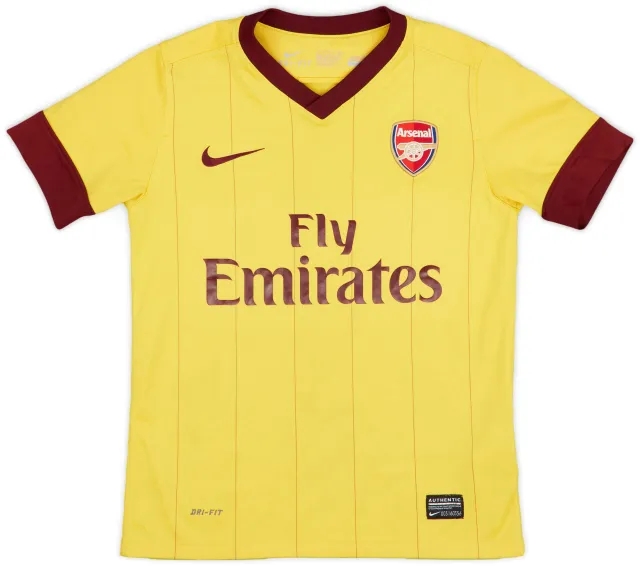 Nike 2010-13 Arsenal Away Shirt - 8/10 - (S.Boys)