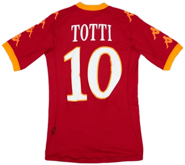 Kappa 2010-11 Roma Home Shirt Totti #10 - 8/10 - (XS)