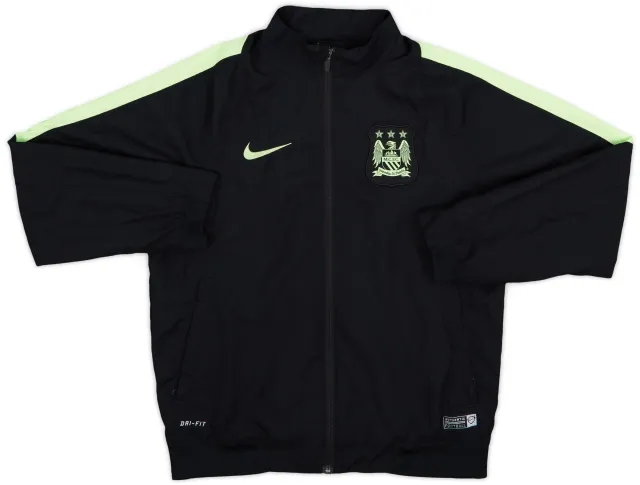 2015-16 Manchester City Nike Track Jacket - 9/10 - (S.Boys)