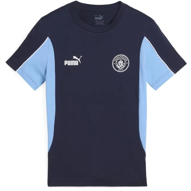 Puma Manchester City Football Archive T Shirt Juniors