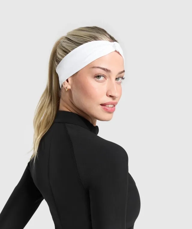 Gymshark Twist Headband - White