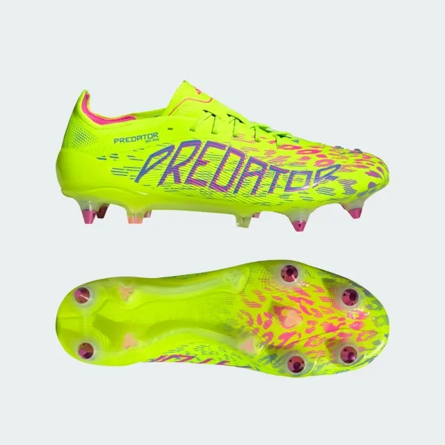 Adidas Predator Elite Sg Mystic Victory - Lucid Lemon/Lucid Pink/Blue Fusion - ['Green']