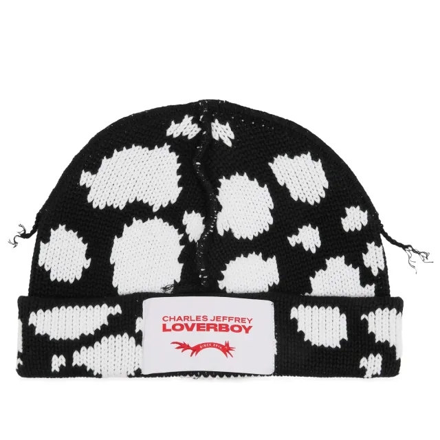 Charles Jeffrey Women's Loverboy Beanie Black/White Polka Dot