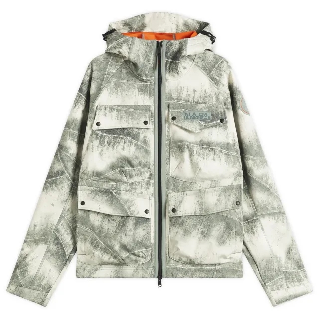 Napapijri Men's Multi Pocket Soft Shell Jacket Aop Fcp