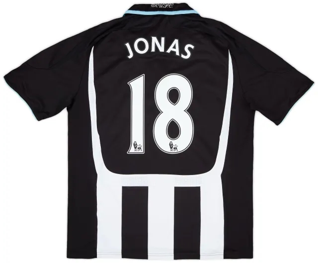 adidas 2007-09 Newcastle Home Shirt Jonas #18 - 6/10 - (L)