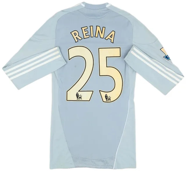adidas 2010-12 Liverpool Player Issue TechFit GK Shirt Reina #25 (S)