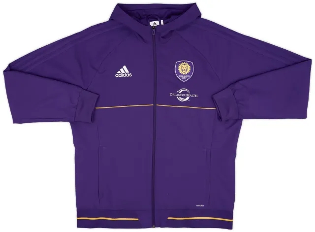 2016-17 Orlando City adidas Hooded Rain Jacket - 9/10 - (XL)