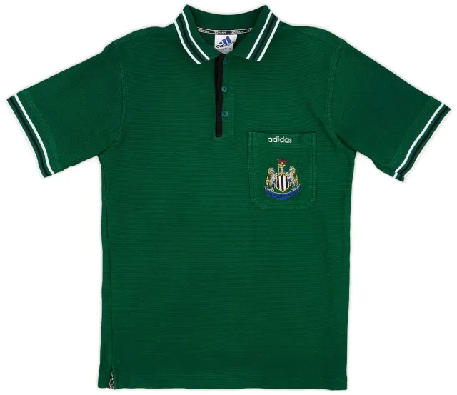 1997-98 Newcastle adidas Polo Shirt - 9/10 - (S)
