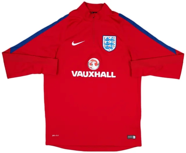 2016-17 England Nike 1/4 Zip Drill Top - 8/10 - (XL)