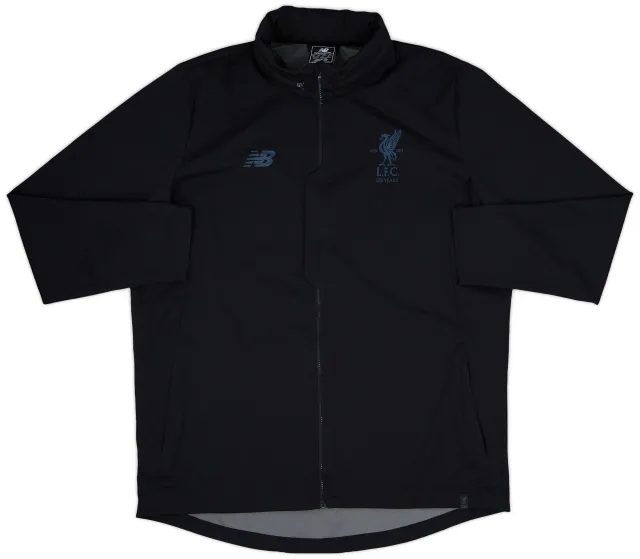 2017-18 Liverpool New Balance Hooded Rain Jacket - 10/10 - (XXL)