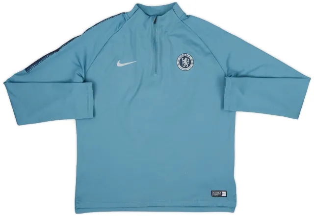 2018-19 Chelsea Nike 1/4 Zip Drill Top - 6/10 - (XL.Boys)