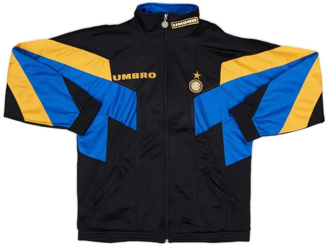 1996-98 Inter Milan Umbro Track Jacket - 9/10 - (L.Boys)