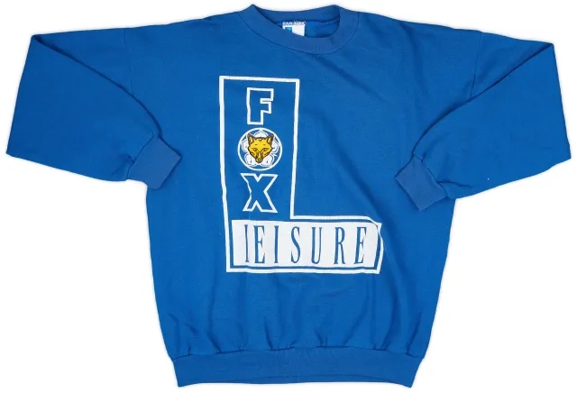 Hoodies/Sweat Tops 1992-94 Leicester Fox Leisure Sweat Top - 6/10 - (L)