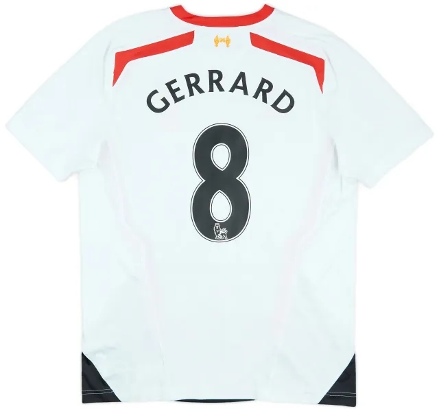 2013-14 Liverpool Away Shirt Gerrard #8 - 6/10 - (L)
