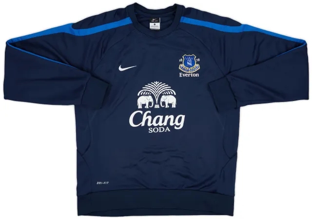 2012-13 Everton Nike Sweat Top - 7/10 - (L)