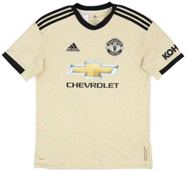adidas 2019-20 Manchester United Away Shirt - 8/10 - (XL.Boys)