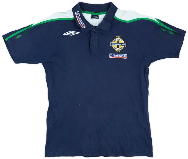 2008-10 Northern Ireland Umbro Polo Shirt - 7/10 - (M)
