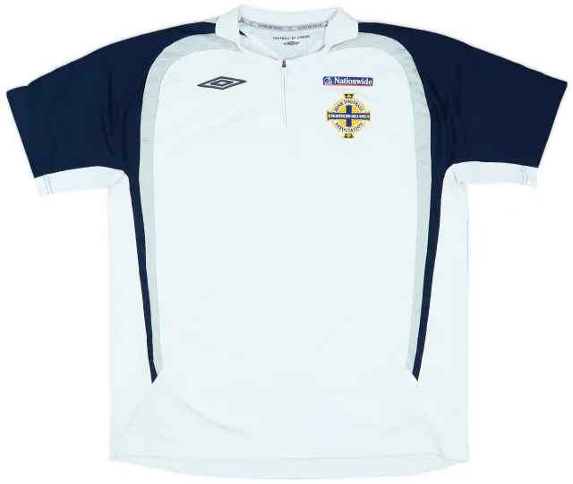 2006-08 Northern Ireland Umbro 1/4 Zip Training Shirt - 6/10 - (L)