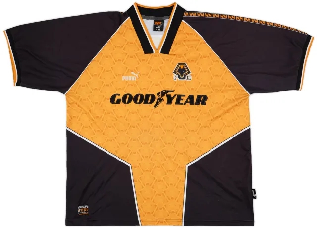 Puma 1996-98 Wolves Home Shirt - 7/10 - (XXL)