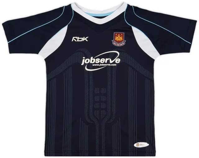 Reebok 2006-07 West Ham Away Shirt - 7/10 - (L.Boys)