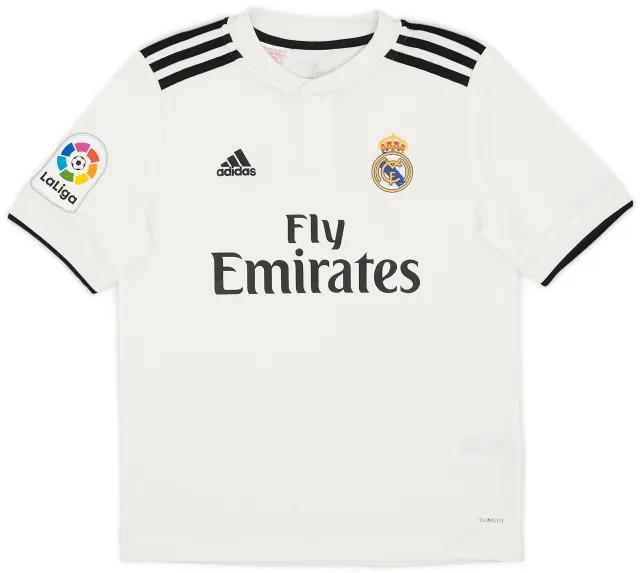adidas 2018-19 Real Madrid Home Shirt - 9/10 - (M.Boys)