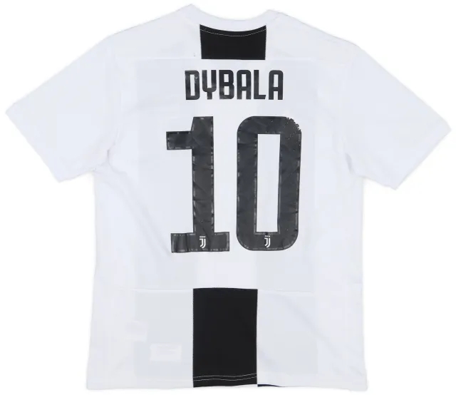 adidas 2018-19 Juventus Home Shirt Dybala #10 - 5/10 - (S)