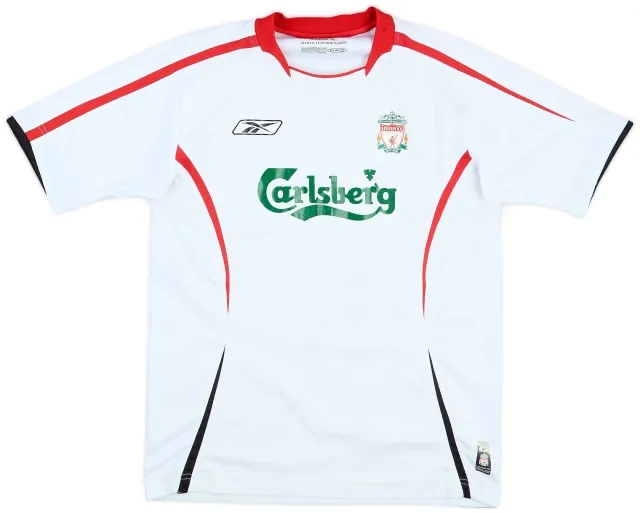 Reebok 2005-06 Liverpool Away Shirt - 6/10 - (L.Boys)