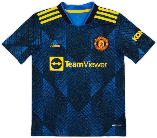 adidas 2021-22 Manchester United Third Shirt - 8/10 - (S.Boys)