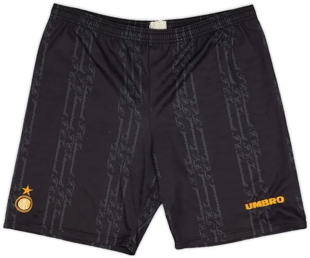 Umbro 1996-97 Inter Milan Home Shorts - 9/10 - (L)