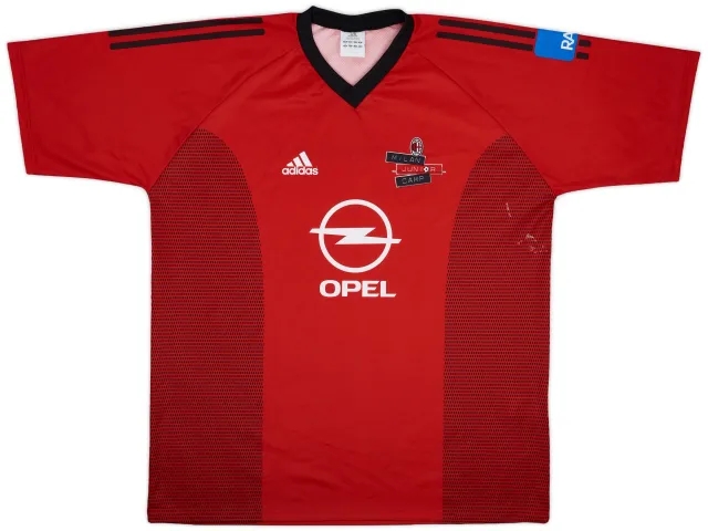 2002-03 AC Milan 'Junior Camp' adidas Training Shirt - 6/10 - (XL)